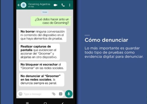 Continuamos trabajando para cuidar a niños, niñas y adolescentes del acoso sexual en internet.