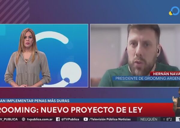 El presidente de Grooming Argentina, habló sobre el nuevo proyecto de reforma de la ley Grooming