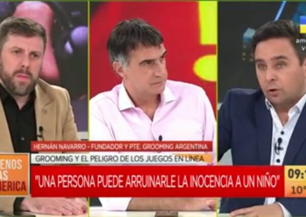 El presidente de Grooming Argentina dialogó con América Televisión