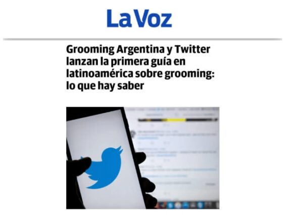 Diario la Voz: primera guía en materia de grooming
