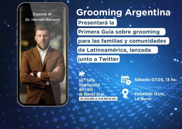 Grooming Argentina llega a la 46° Feria Internacional del Libro