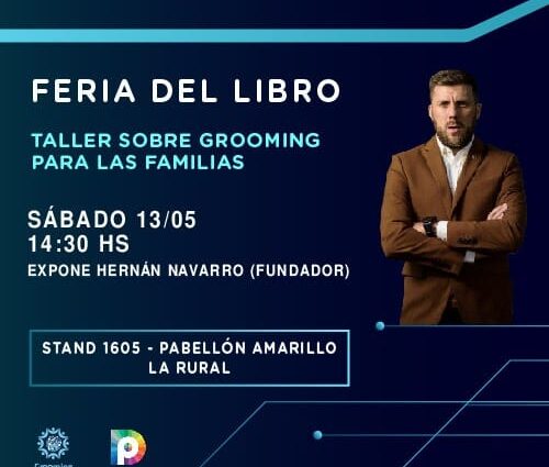 ¡Grooming Argentina llega a la 47° Feria Internacional Del Libro!