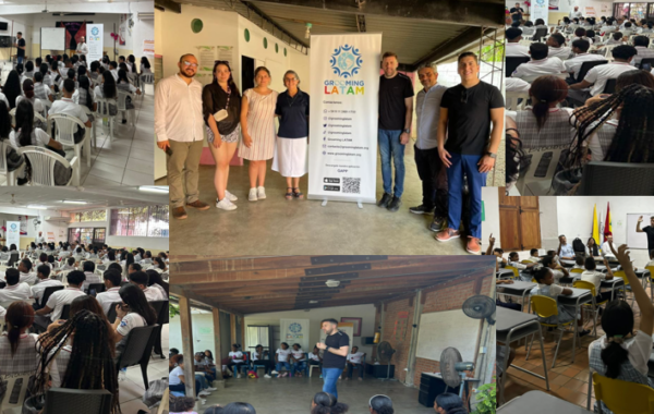 Grooming LATAM, primera red global especializada en la lucha contra el Grooming, comienza a realizar las primeras acciones de prevención y protección junto a niñas, niños y adolescentes.