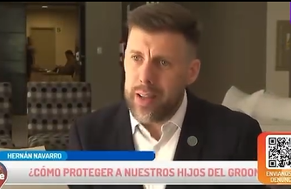 Grooming LATAM presentó un informe histórico: El Dr. Navarro lo explicó en Arriba Mi Gente (Latina.pe).