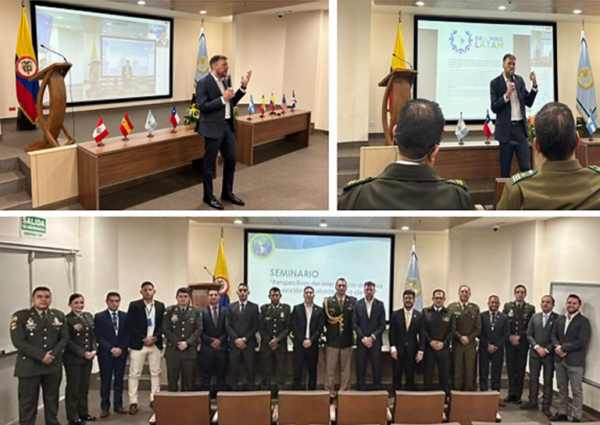 Dr. Hernán Navarro expone en AMERIPOL y refuerza alianza hemisférica contra el grooming.