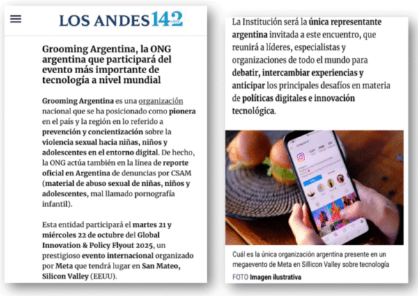 GROOMING ARGENTINA EN EL GLOBAL INNOVATION & POLICY FLYOUT DE META EN SILICON VALLEY.