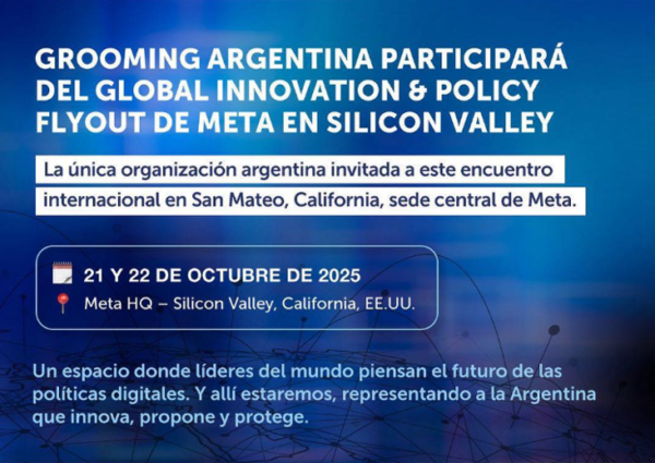 Grooming Argentina participará del Global Innovation & Policy Flyout de Meta en Silicon Valley.