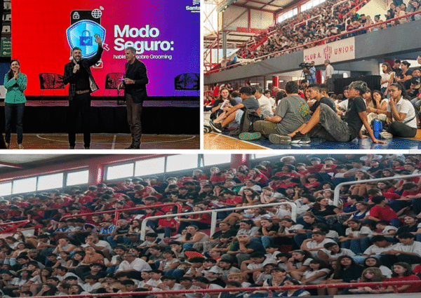 Jornada masiva de sensibilización en el Estadio Ángel Malvicino.