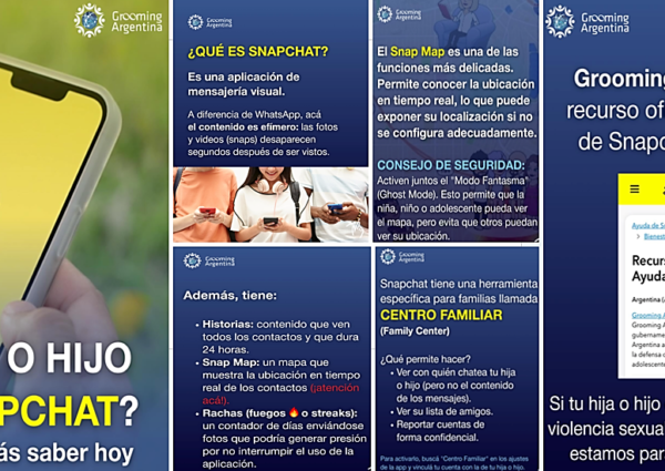 SNAPCHAT Y GROOMING ARGENTINA: RECURSO OFICIAL DE SEGURIDAD